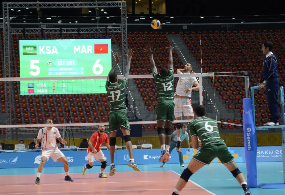 Mərakeşin kişi voleybolçuları Səudiyyə Ərəbistanı yığmasına qalib gəliblər