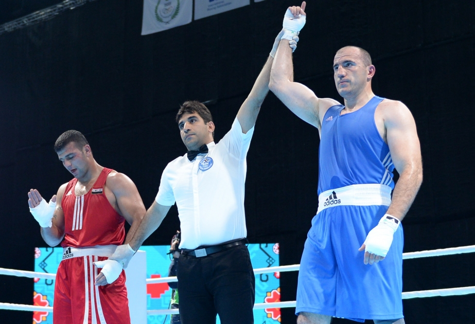 Mohammadrassoul Madjidov, auteur de la 3e médaille d’or des boxeurs azerbaïdjanais à Bakou 2017