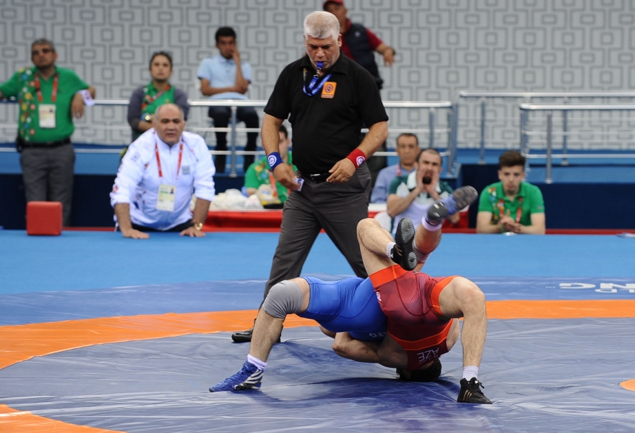 Azerbaijani freestyle wrestler to fight for gold at Baku 2017