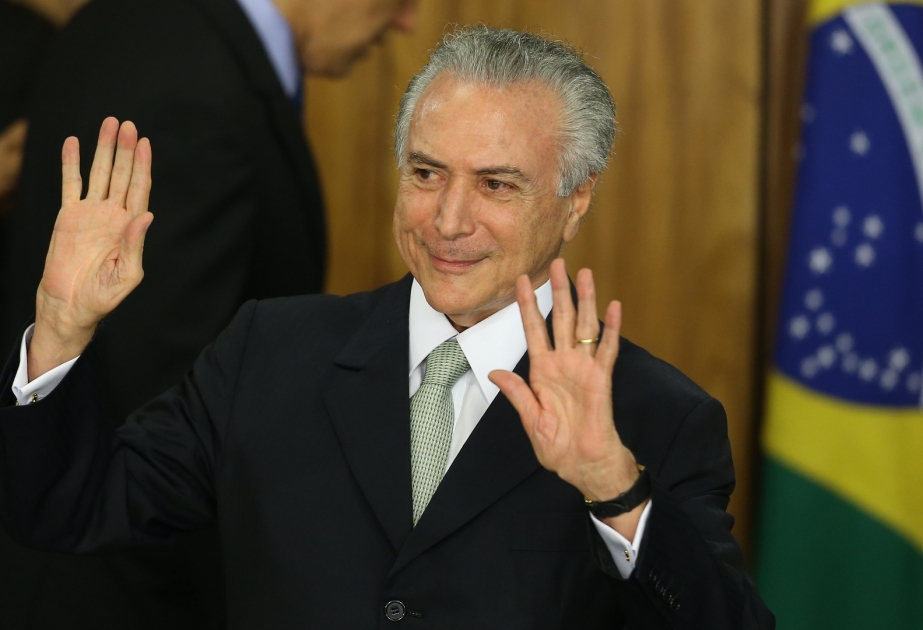 Braziliya Prezidenti Mişel Temer korrupsiya işi üzrə şübhəli bilinir