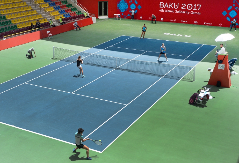 İslamiada: Kişilər və qadınlar arasında tennis üzrə cütlüklərin yarışlarında yarımfinalçılar müəyyənləşib