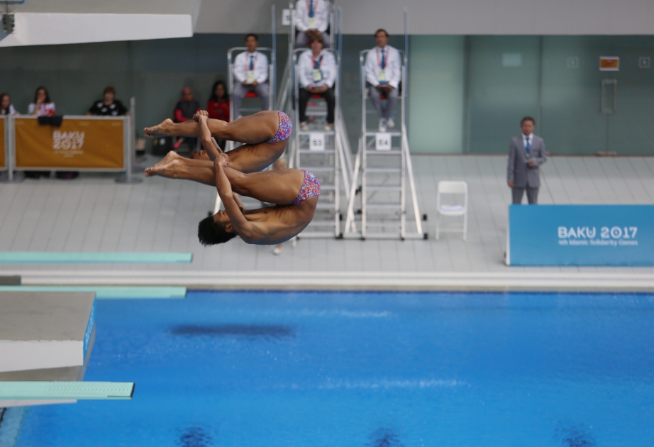 Азербайджанские спортсмены отличились в соревновании по прыжкам в воду