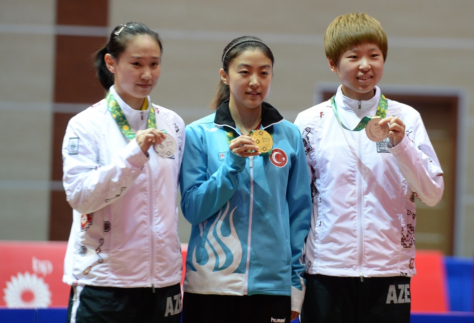 First Baku 2017 medals for Azerbaijani women table tennis players