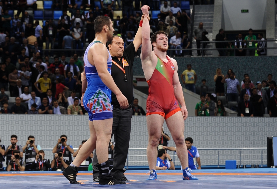 Azerbaijan`s Hajiyev crowned wrestling champion at Islamic Solidarity Games