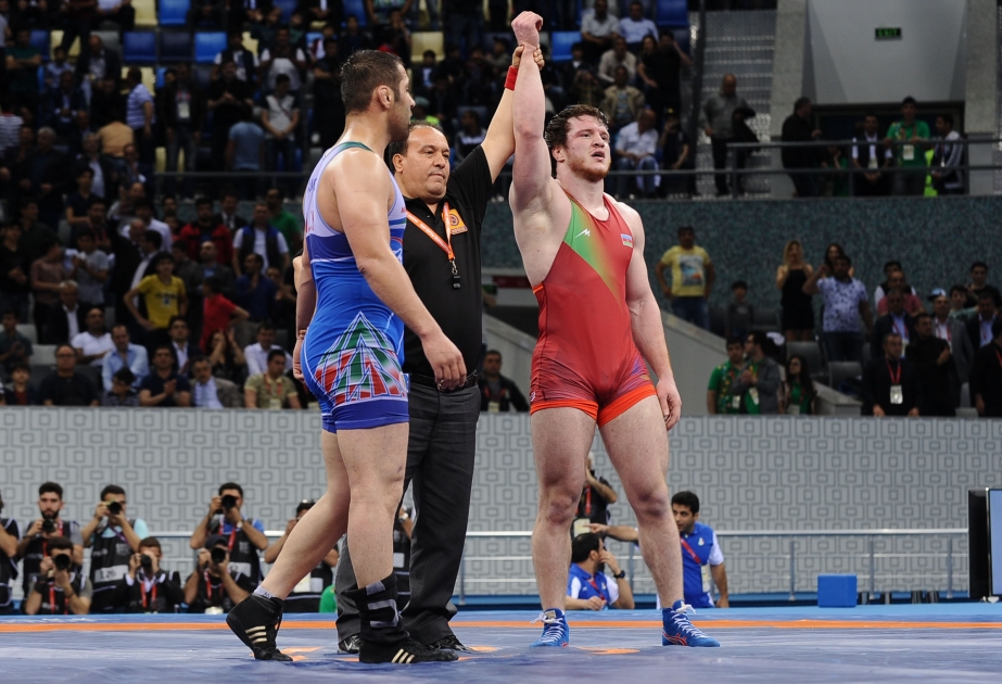 Le lutteur Nourmahammad Hadjiyev sacré champion de Bakou 2017
