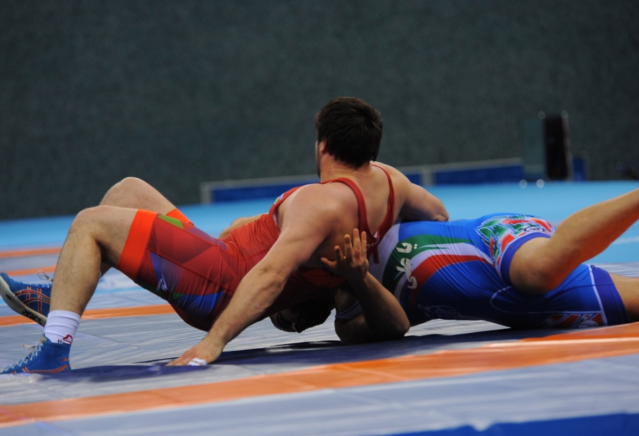 Azerbaijani free-style wrestler reaches semi-final at Baku 2017