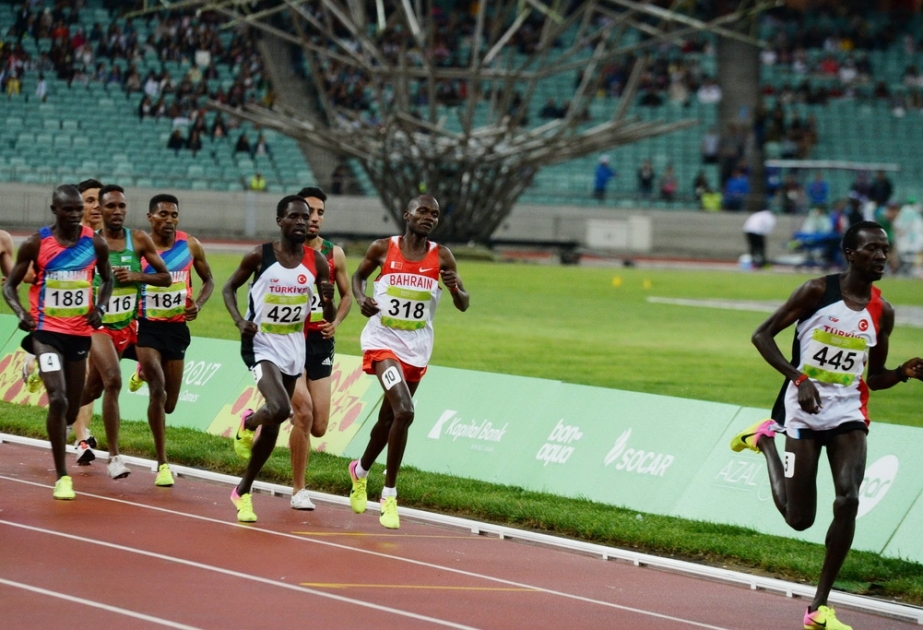 Atletika yarışlarının sonuncu günündə idmançılarımız medallar uğrunda mübarizə aparırlar