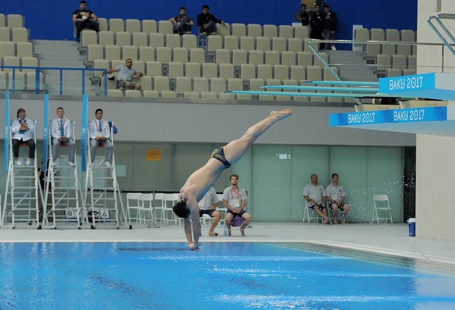 Azerbaijani diver takes silver at Baku 2017