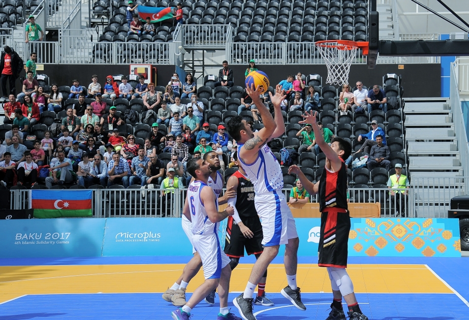 İslamiada: Basketbol 3x3 üzrə kişilərin yarışında Azərbaycan millisi yarımfinala yüksəlib
