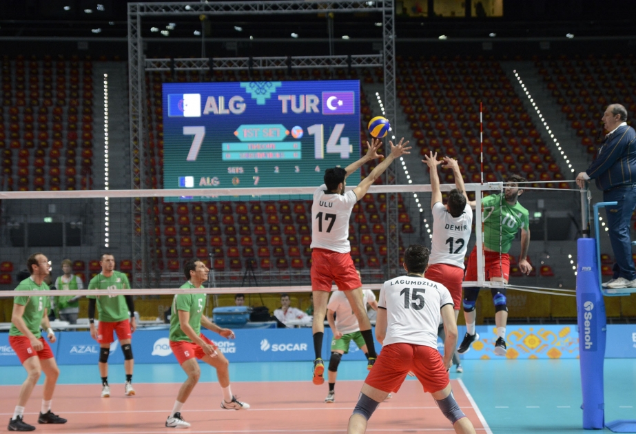 İslamiada: Əlcəzairin və Türkiyənin kişi voleybolçuları bürünc medallar uğrunda yarışırlar