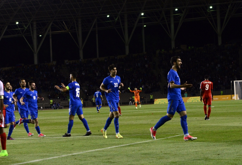 Azərbaycan futbolçuları Oman millisinin qapısından ikinci topu keçiriblər