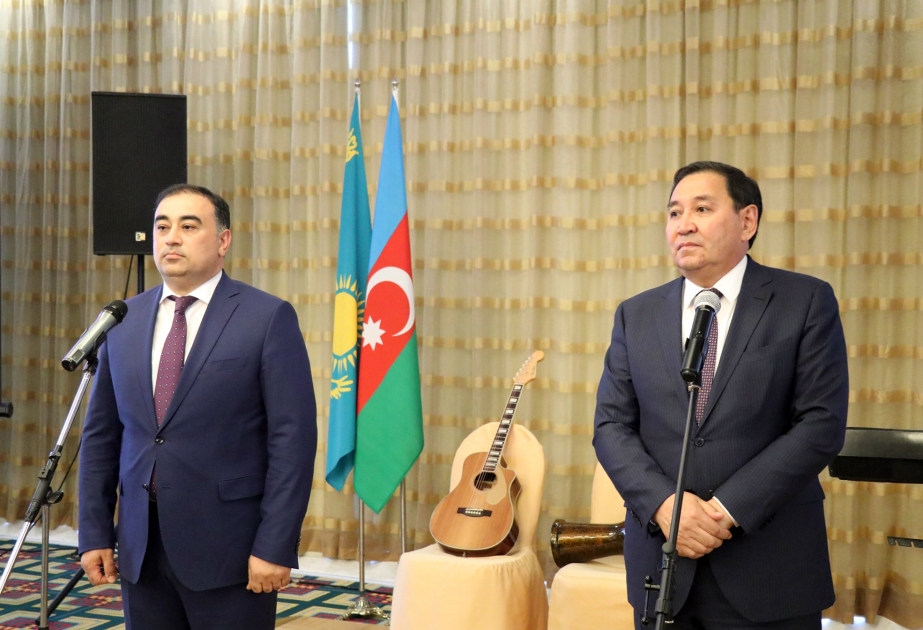 Atırauda keçirilən rəsmi qəbulda Azərbaycan Xalq Cümhuriyyətinin gördüyü işlərdən danışılıb VİDEO