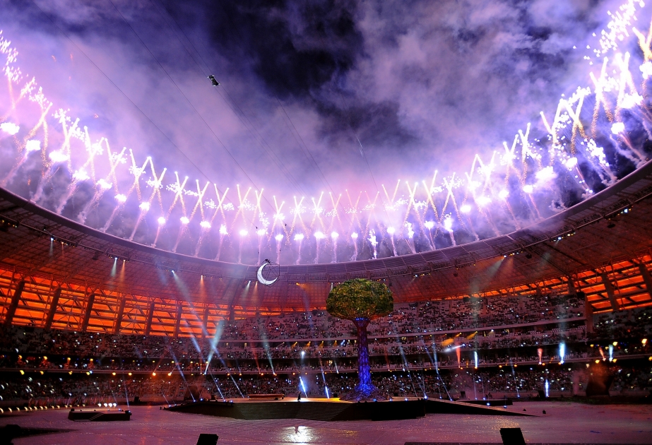 Closing Ceremony of 4th Islamic Solidarity Games at Baku Olympic Stadium AZERTAC`s live text commentary VIDEO
