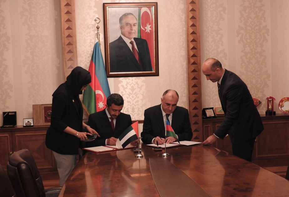Azerbaijan, UAE sign MoU