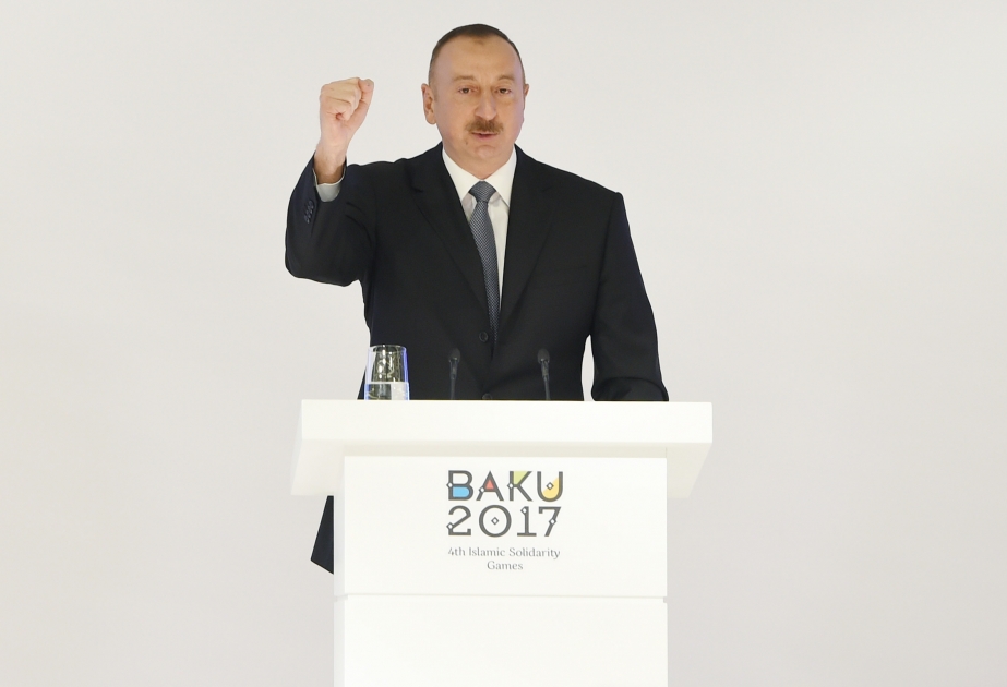 Prezident İlham Əliyev: Azərbaycan apardığı siyasətə idman vasitəsilə əlavə töhfə verdi