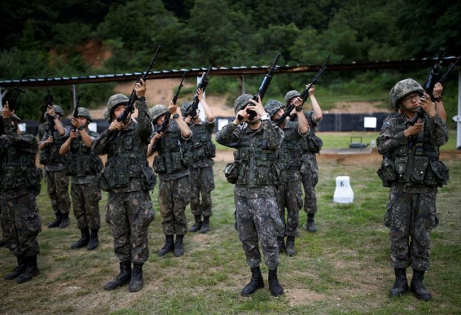 Südkoreas Militär auf ein 