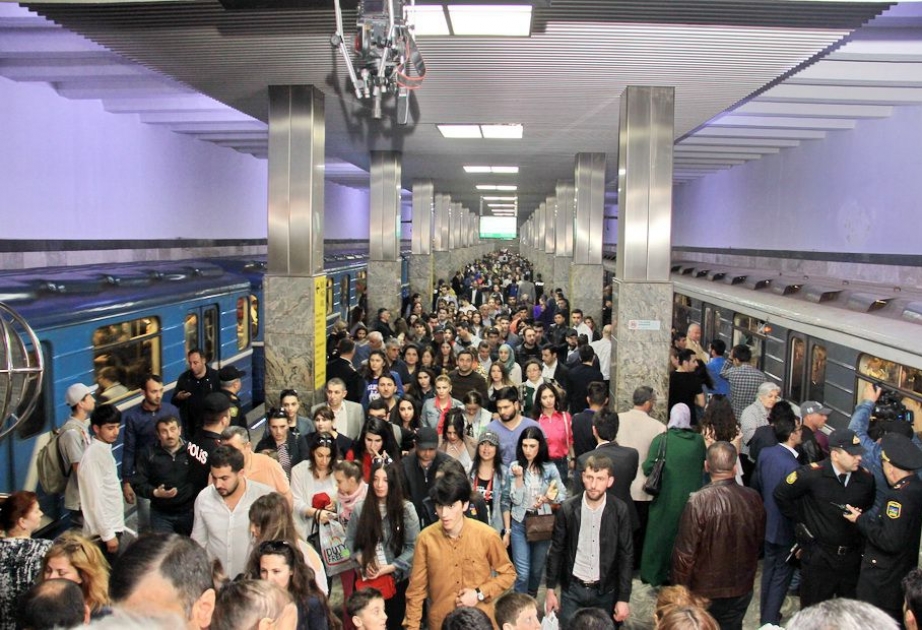İslam Oyunlarının bağlanış mərasimi günü tamaşaçıların 80 faizi Bakı metrosundan istifadə edib