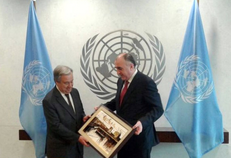 Antonio Guterres: L’Azerbaïdjan participe activement dans les initiatives et les programmes de l’ONU