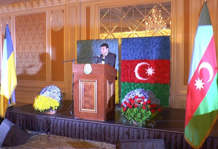 Kiyevdə keçirilən tədbirin iştirakçıları Azərbaycan Xalq Cümhuriyyətinin tarixi nailiyyətləri barədə məlumatlandırılıblar