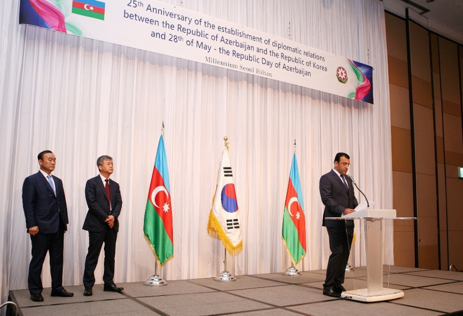 28 May - Respublika Günü və Azərbaycan-Koreya diplomatik əlaqələrinin 25 illiyi münasibətilə Seulda rəsmi qəbul VİDEO