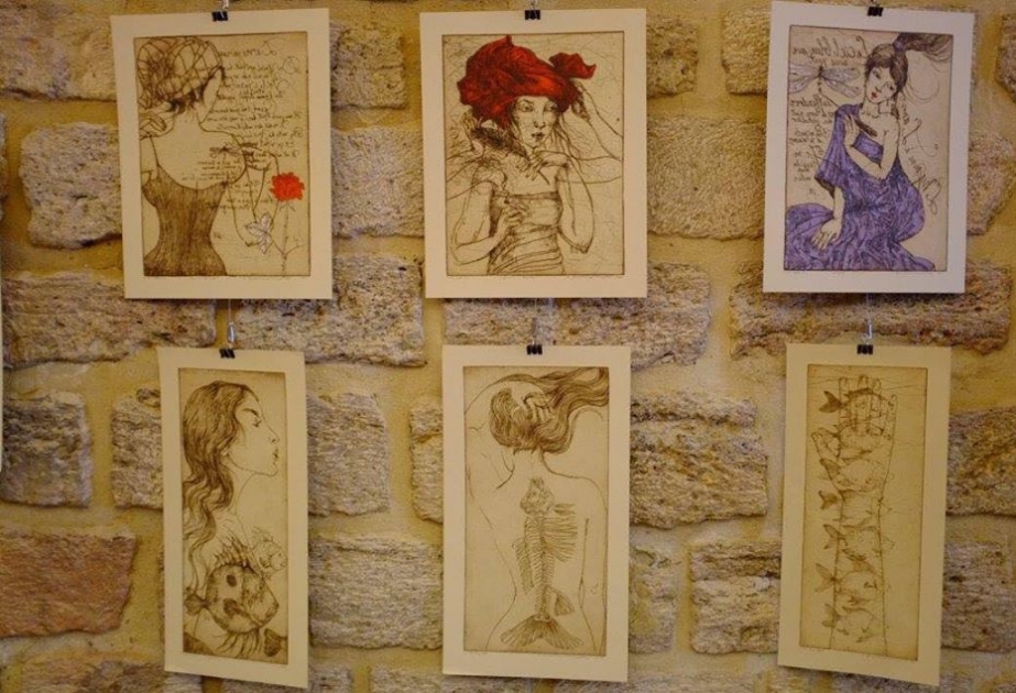 Litauens Künstler stellt seine Werke in Baku aus