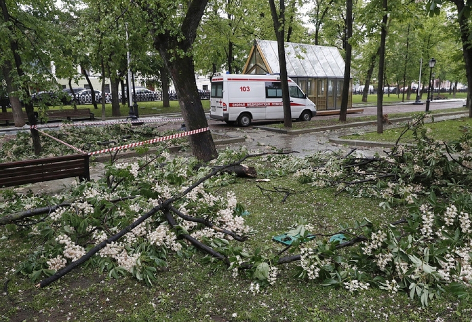 Moskvada qasırğa nəticəsində 11 nəfər ölüb