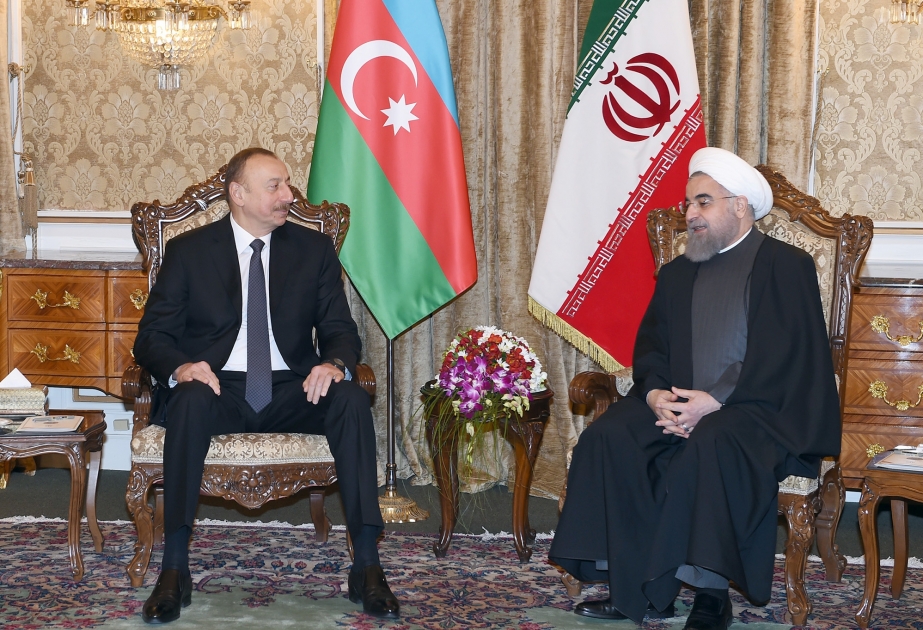 President Ilham Aliyev phoned Iranian President Hassan Rouhani