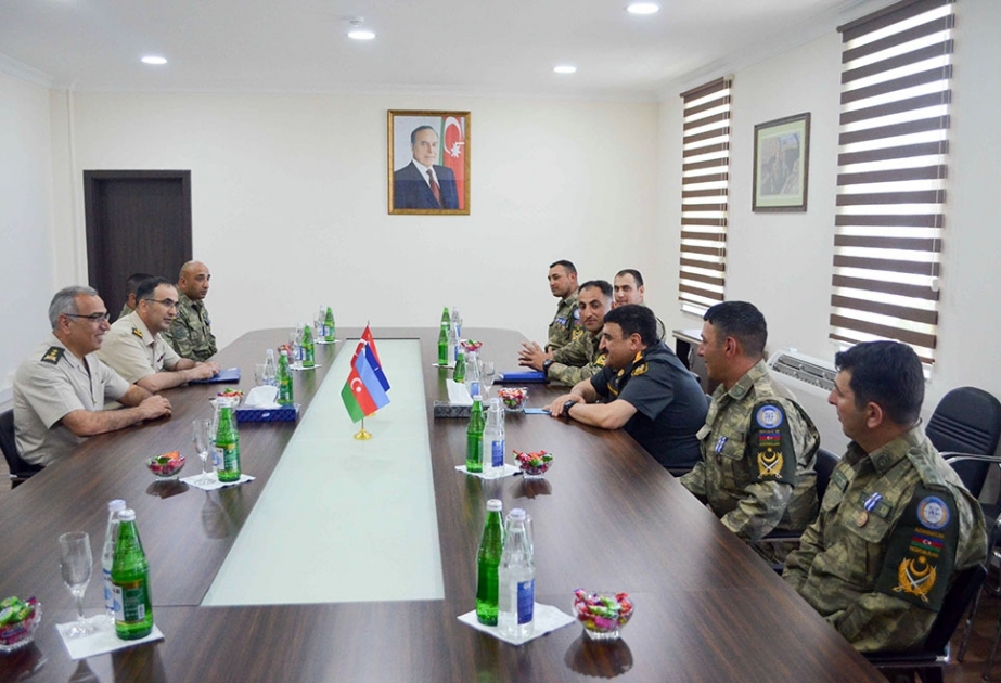 NATO representative meets Azerbaijani peacekeepers