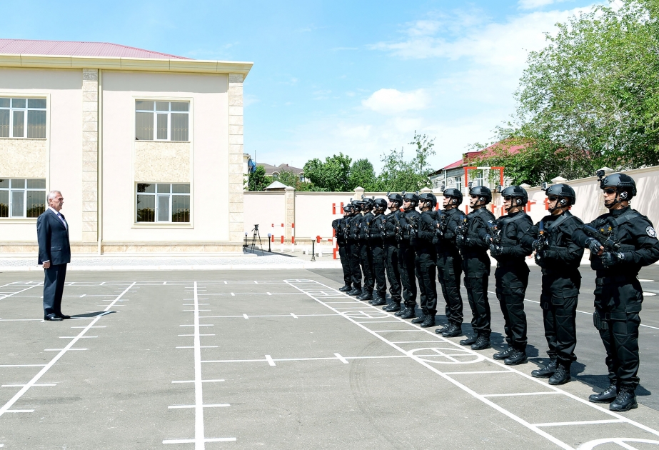 Dövlət Təhlükəsizliyi Xidmətinin Xüsusi Təyinatlılar Şöbəsinin inzibati binası və təlim mərkəzi istifadəyə verilib