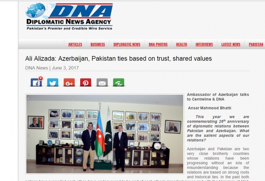 Pakistan ictimaiyyəti Azərbaycan həqiqətləri barədə məlumatlandırılıb