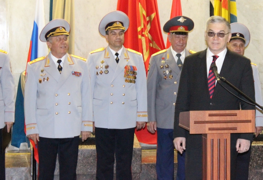 Rusiya Daxili İşlər Nazirliyinin Sankt-Peterburq Dövlət Universitetində məzunların buraxılış mərasimi olub