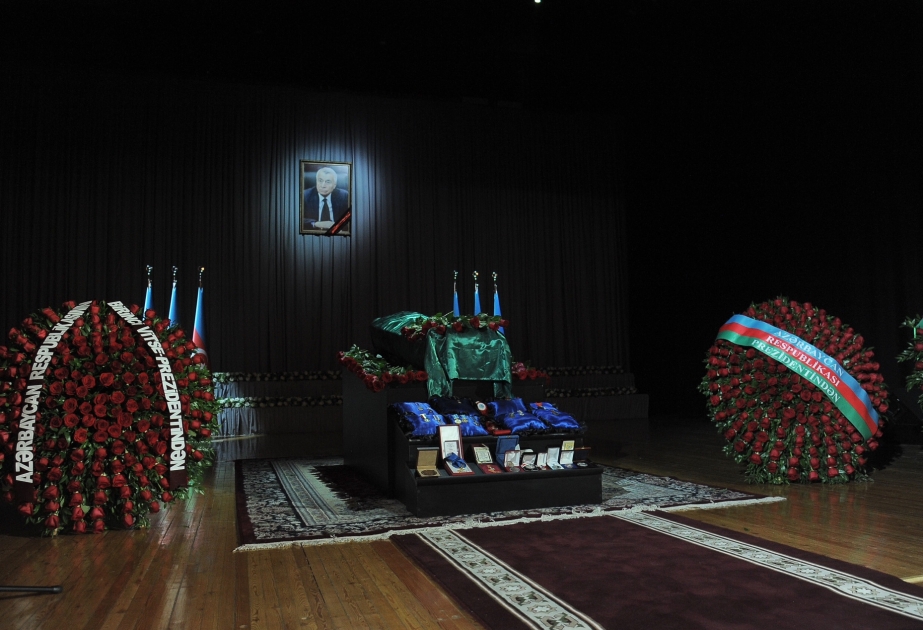 Farewell ceremony for Azerbaijan's late Energy Minister Natig Aliyev held
