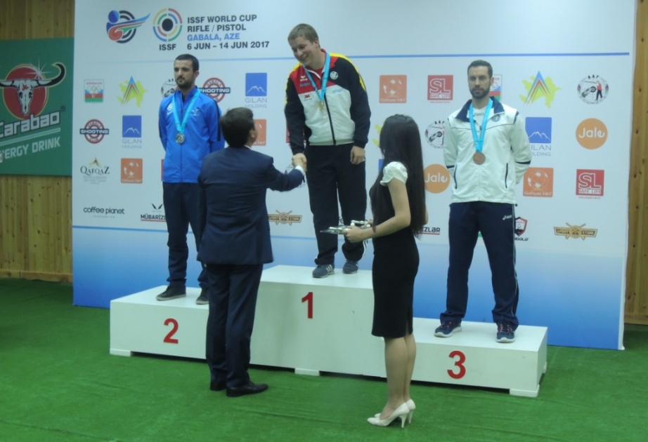 German Christian Reitz wins gold of ISSF World Cup Series in Gabala
