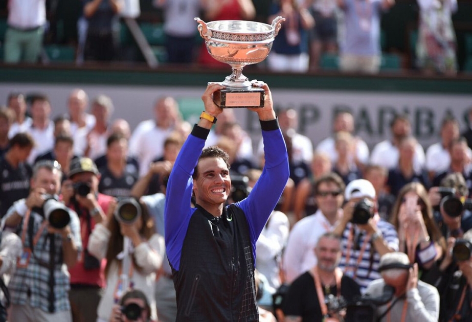 Rafael Nadal onuncu dəfə Fransa açıq turnirinin qalibi olub