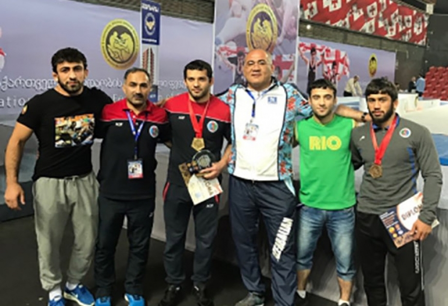 Azerbaijani free-style wrestlers win four medals in Tbilisi