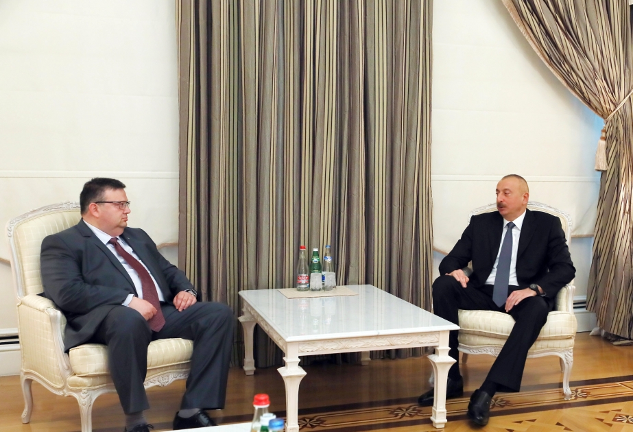 President Ilham Aliyev received delegation led by Bulgarian Prosecutor General VIDEO