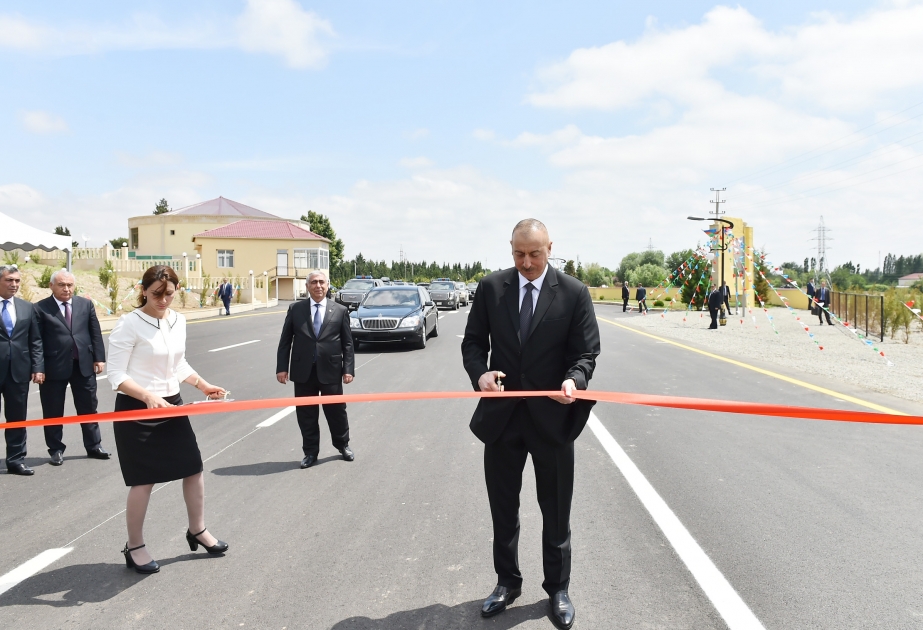 Le président Ilham Aliyev s’est rendu au village de Djodjoug Merdjanly VIDEO