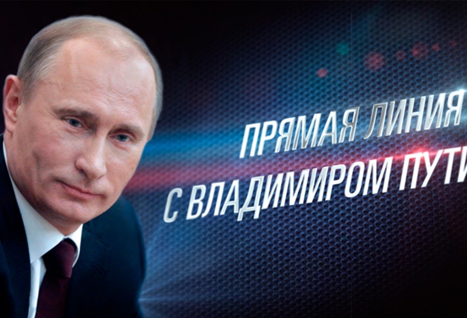Rusiya Prezidenti “Birbaşa xətt”də vətəndaşların suallarını cavablandırır