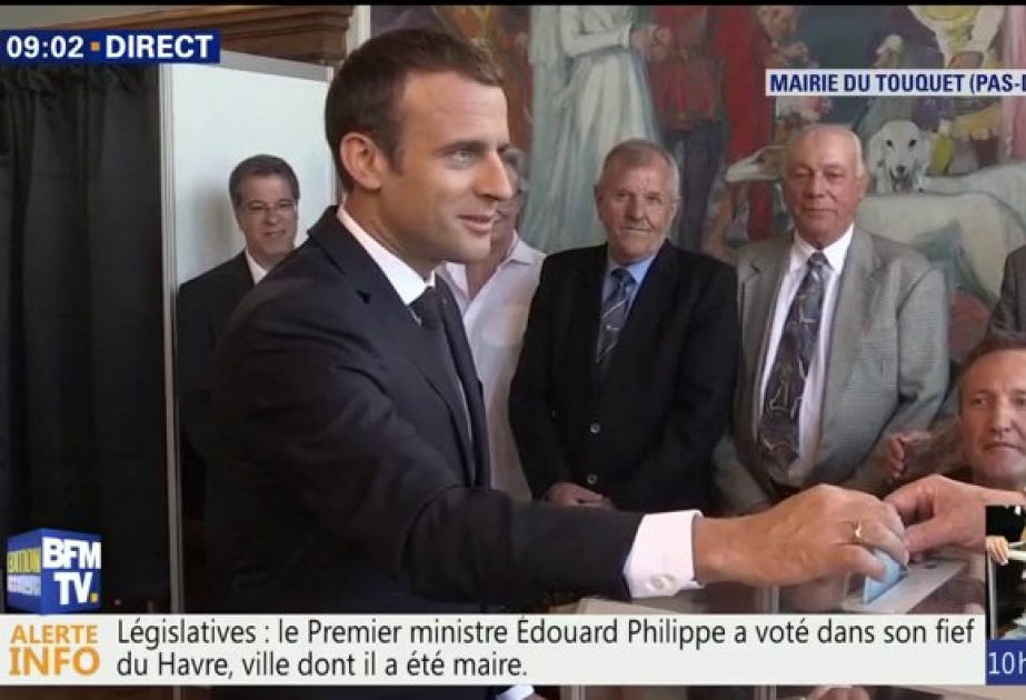 Fransa prezidenti parlament seçkilərinin 2-ci turunda tək səs verib