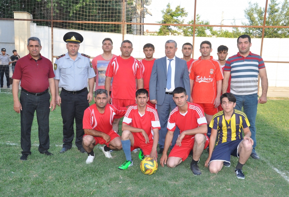 Şirvan Şəhər Polis Şöbəsinin təşkilatçılığı ilə mini futbol turniri keçirilir