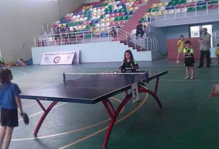 Yeniyetmələr arasında stolüstü tennis üzrə ölkə birinciliyinin zona yarışları keçirilib