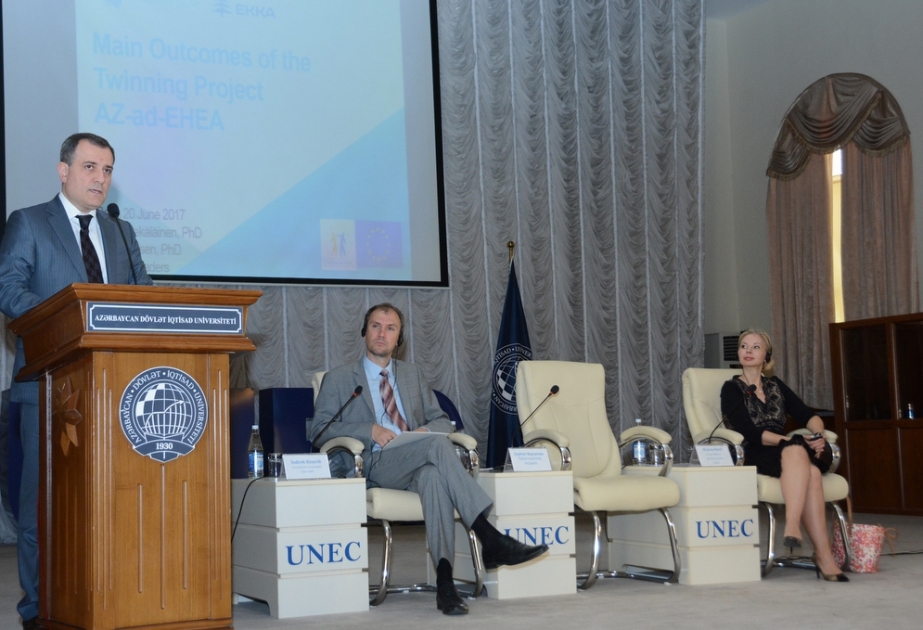 Discussion of EU Twinning Project held at UNEC