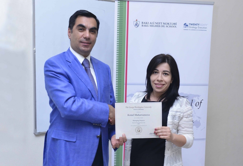 SPM certificates presented at Baku Higher Oil School