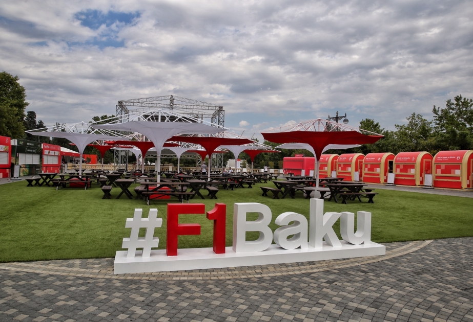 Dənizkənarı Milli Parkda Azərbaycan Qran-Prisinin “Formula-1 şəhərciyi” qonaqları qəbul etməyə başlayıb