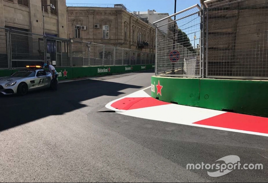 FIA изменила поребрик в восьмом повороте трассы в Баку
