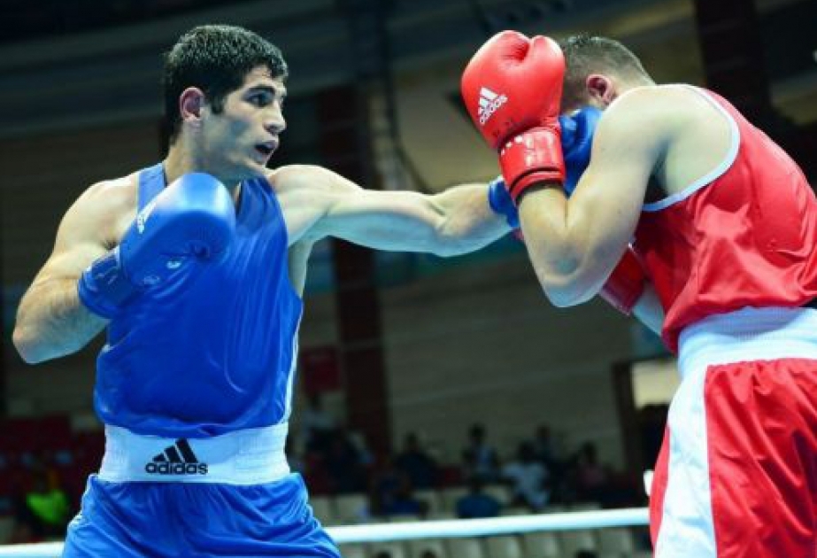 Charkow: Aserbaidschans Boxer Kamran Schahsuvarli im Finale der Box-EM