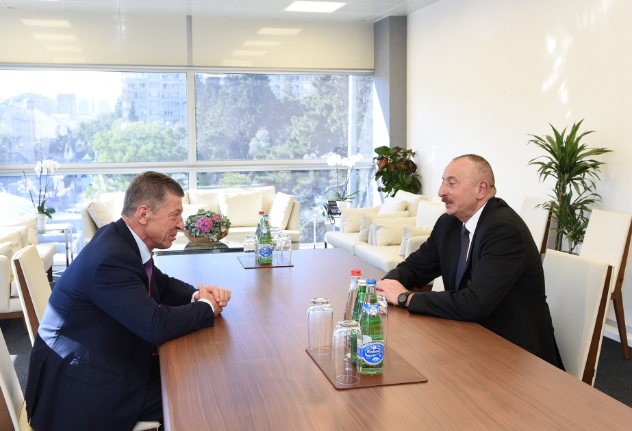 Президент Азербайджана Ильхам Алиев принял заместителя премьер-министра России ОБНОВЛЕНО ВИДЕО