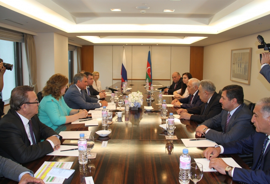 Azerbaijan, Russia discuss ways of developing inter-parliamentary cooperation
