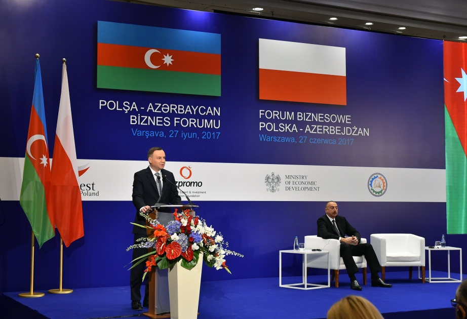 Polşa Prezidenti: Azərbaycan ilə əməkdaşlığımızın çox geniş perspektivləri var