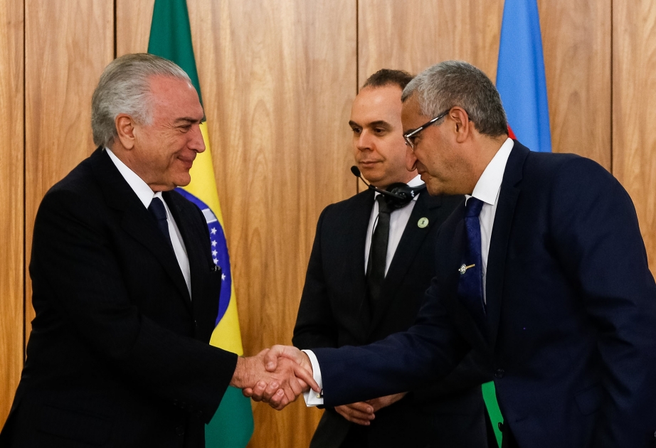Azerbaijani ambassador presents credentials to Brazilian President